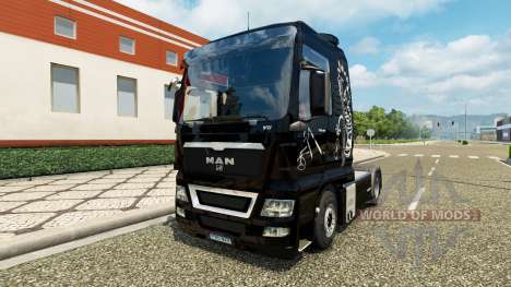 Skin of Piss on the truck MAN for Euro Truck Simulator 2