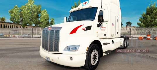 Wallbert skin for the truck Peterbilt for American Truck Simulator