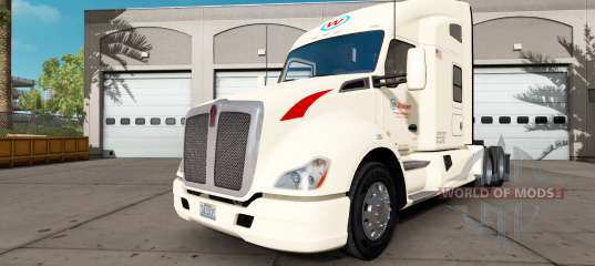 Skin Wallbert on a Kenworth tractor for American Truck Simulator