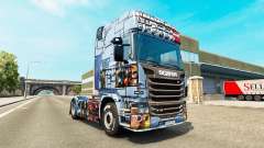 Skin Mass Effect 3 on the tractor unit Scania for Euro Truck Simulator 2