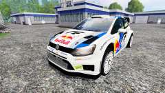 Volkswagen Polo WRC Red Bull for Farming Simulator 2015