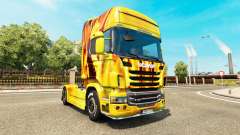 Fire skin for Scania truck for Euro Truck Simulator 2