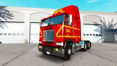 Skin on SAIA truck Freightliner FLB for American Truck Simulator