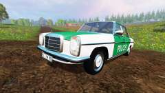 Mercedes-Benz 200D (W115) 1973 Police for Farming Simulator 2015