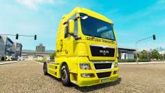 Gertzen Transporte skin for MAN truck for Euro Truck Simulator 2