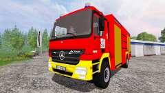 Mercedes-Benz Actros 4141 [feuerwehr] for Farming Simulator 2015