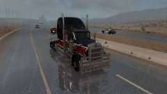 New rain (Realistic 3D ASMR Rain Fog Thunder) for American Truck Simulator