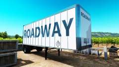 Skin RoadWay on the trailer for American Truck Simulator