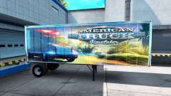 Skin ATS on the trailer for American Truck Simulator