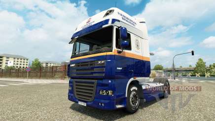 Flensburger Brauerei skin for DAF truck for Euro Truck Simulator 2