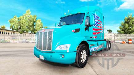 Skin American Truck on Peterbilt truck for American Truck Simulator