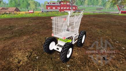 Manual grocery cart for Farming Simulator 2015