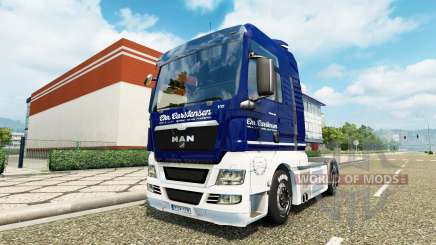 Carstensen skin for MAN truck v2.0 for Euro Truck Simulator 2
