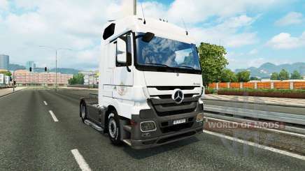 Skin Coppenrath & Wiese on the tractor unit Mercedes-Benz for Euro Truck Simulator 2