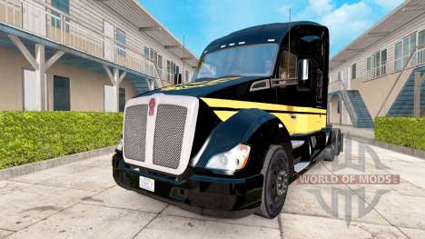 Skin Smokey and The Bandit Kenworth truck on the for American Truck Simulator
