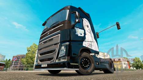 Infinite Stratos skin for Volvo truck for Euro Truck Simulator 2