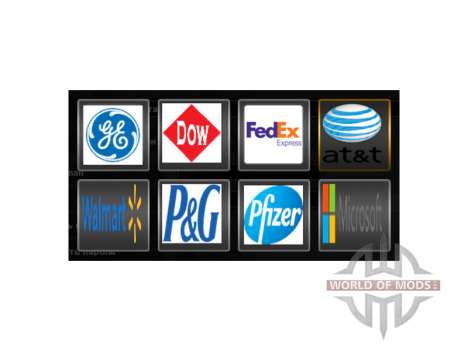 Real company logos for American Truck Simulator