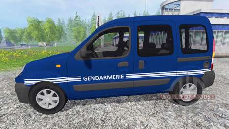 Renault Kangoo Gendarmerie for Farming Simulator 2015