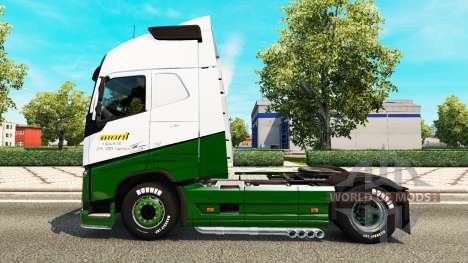 Marti skin for Volvo truck for Euro Truck Simulator 2