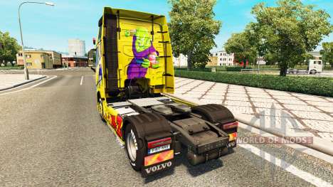 Skin Dragon Ball Z for Volvo trucks for Euro Truck Simulator 2