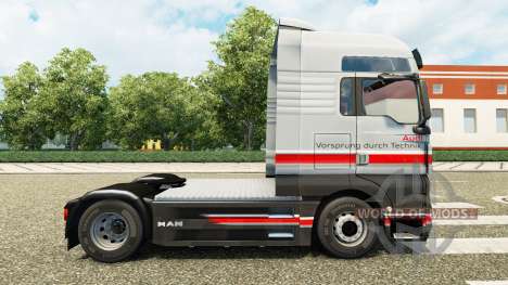 Audi skin for MAN truck for Euro Truck Simulator 2