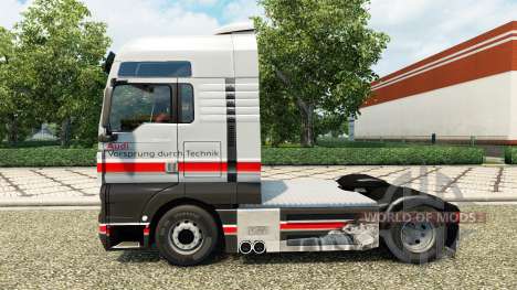 Audi skin for MAN truck for Euro Truck Simulator 2
