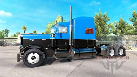 Skin Hot Road on a tractor Rigs Peterbilt 389 for American Truck Simulator