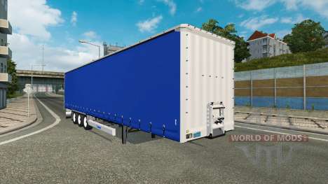 Curtain semi-trailer for Euro Truck Simulator 2
