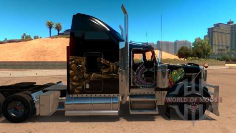 Kenworth W900 Mexico Skin v 2.0 for American Truck Simulator