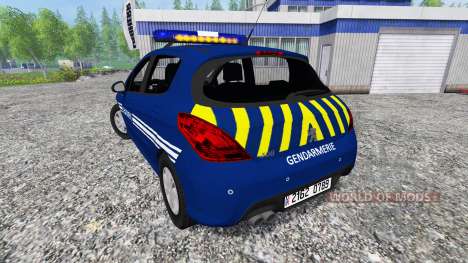 Peugeot 308 Gendarmerie for Farming Simulator 2015