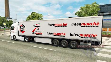 Skin Intermarket on the tractor unit Mercedes-Be for Euro Truck Simulator 2