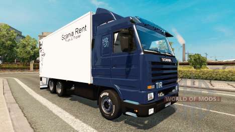 Скин Scania Rent на Scania 143M BDF for Euro Truck Simulator 2