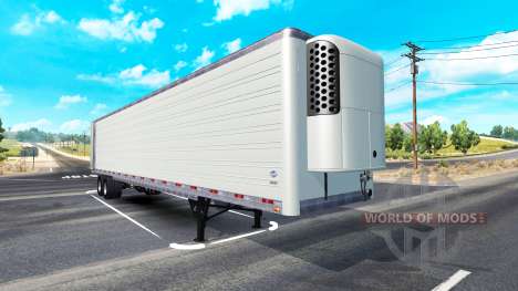 Long refrigerated semi-trailer for American Truck Simulator