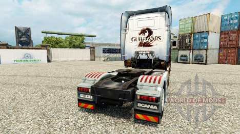Skin Guild Wars 2 Norn on the tractor Scania for Euro Truck Simulator 2