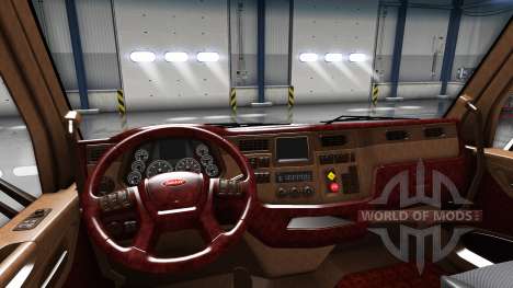 The luxury interior Peterbilt 579 for American Truck Simulator
