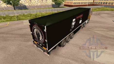 Skin Top Secret StandAlone on the trailer for Euro Truck Simulator 2