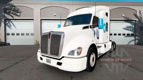 Amerigroup skin for the Kenworth tractor for American Truck Simulator