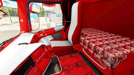 Skin Coca-Cola on the tractor Scania for Euro Truck Simulator 2