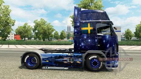 Wiking Transport skin for Volvo truck for Euro Truck Simulator 2