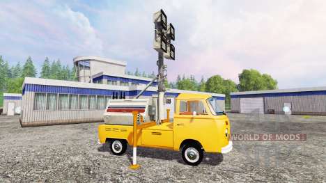 Volkswagen Transporter T2B 1972 [lighting mast] for Farming Simulator 2015