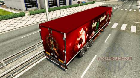 Christmas skin for Volvo truck for Euro Truck Simulator 2