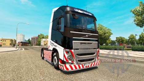 Schwerlast Transport skin for Volvo truck for Euro Truck Simulator 2