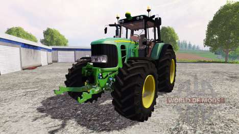 John Deere 7530 Premium v2.1 for Farming Simulator 2015