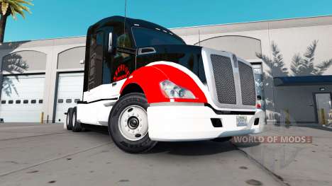 Netstoc Logistica skin for the Kenworth tractor for American Truck Simulator