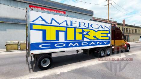 Skin American Tire on the trailer for American Truck Simulator