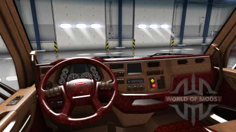 The luxury interior Peterbilt 579 for American Truck Simulator