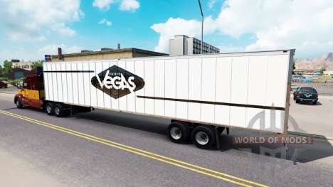 Skin Las Vegas for the semi-trailer for American Truck Simulator
