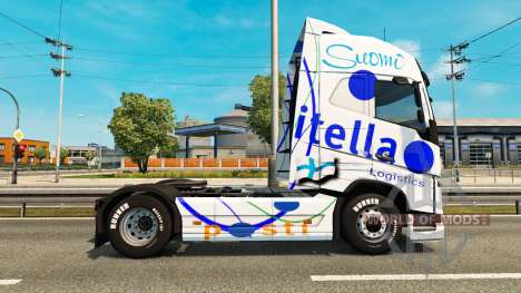 Itella skin for Volvo truck for Euro Truck Simulator 2