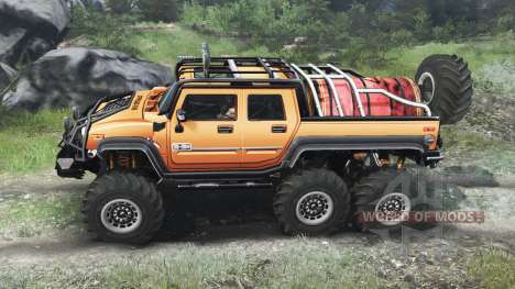 Hummer H2 6x6 [03.03.16] for Spin Tires