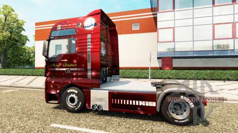 Christmas skin for MAN truck for Euro Truck Simulator 2